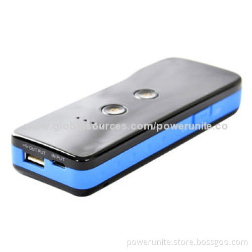 Portable Power Bank/Charger for iPhone/iPad/Nokia/Samsung/RIM's BlackBerry Z10, 5,200mAh Capacity